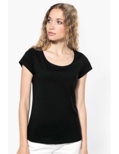K-KA384-T-shirt col bateau manches courtes femme Kariban 2